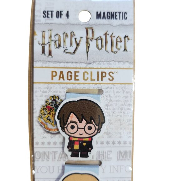 Harry Potter Magnetic Clips Set/8 Harry Hermione Ron Draco Hagrid Dobby Hedwig - Picture 2 of 5